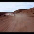 sur les pistes vers ANTELOPE CANYON