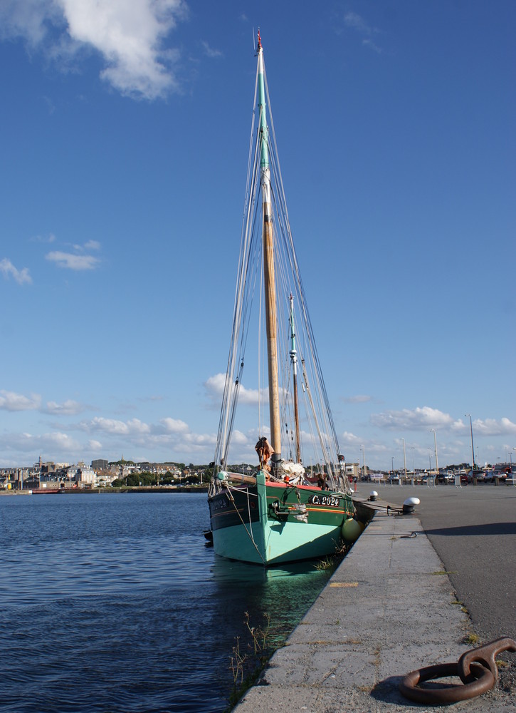 sur les quaies de St Malo