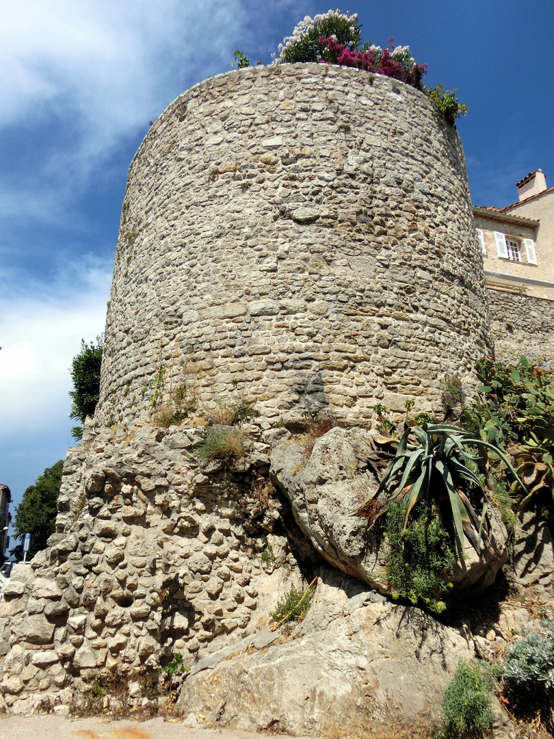 sur les remparts du vieil Antibes