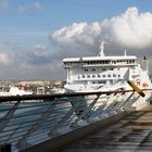 Sur les terrasses du port