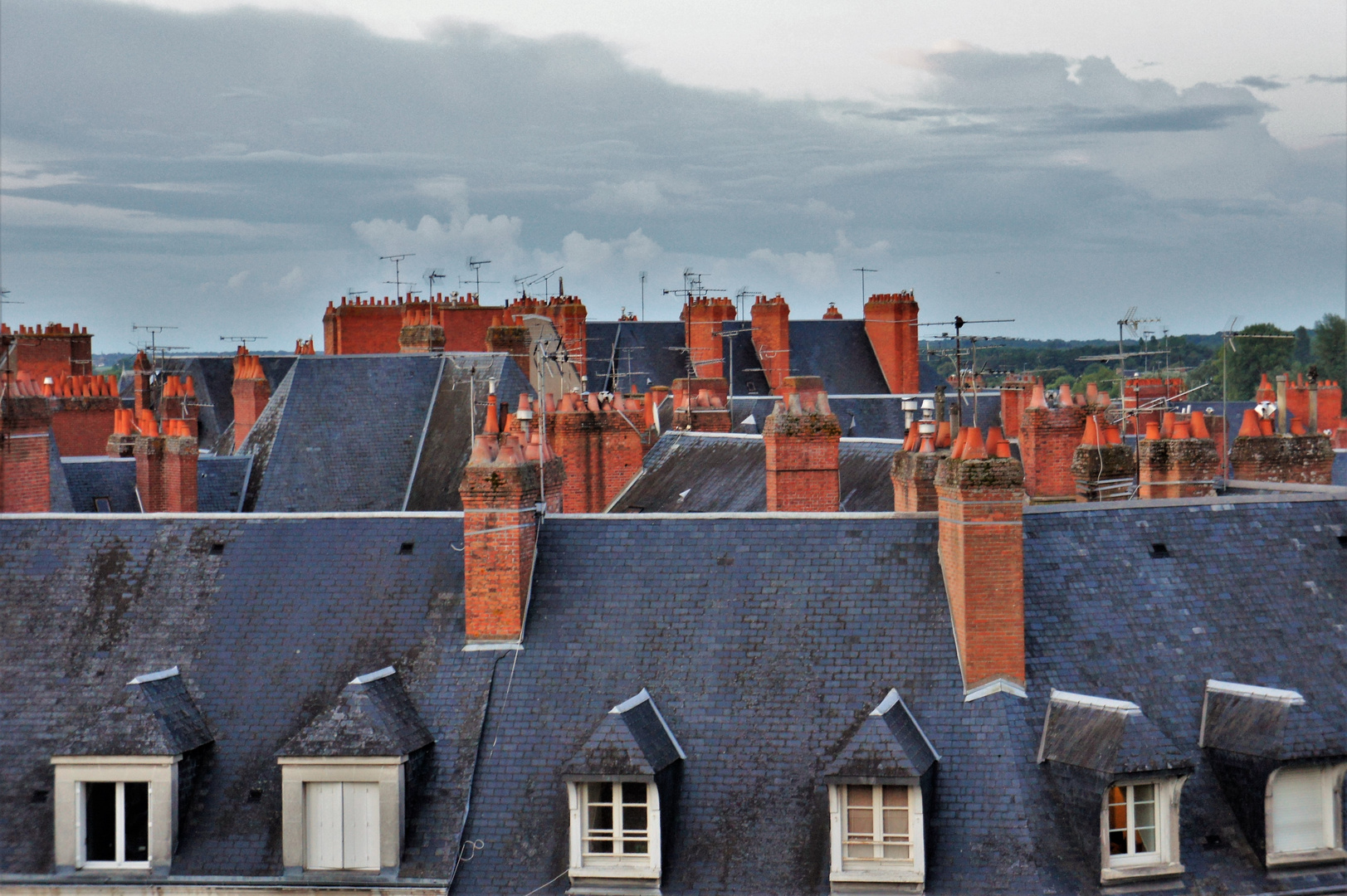 Sur les toits de Blois