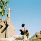 sur les toits de Djéné, Mali