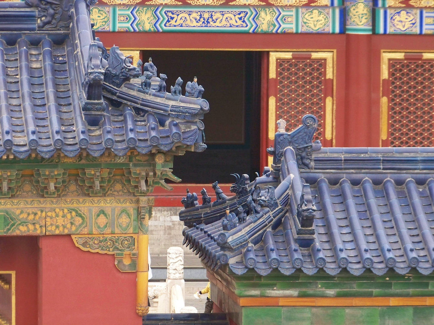 sur les toits du temple du ciel, Bejing