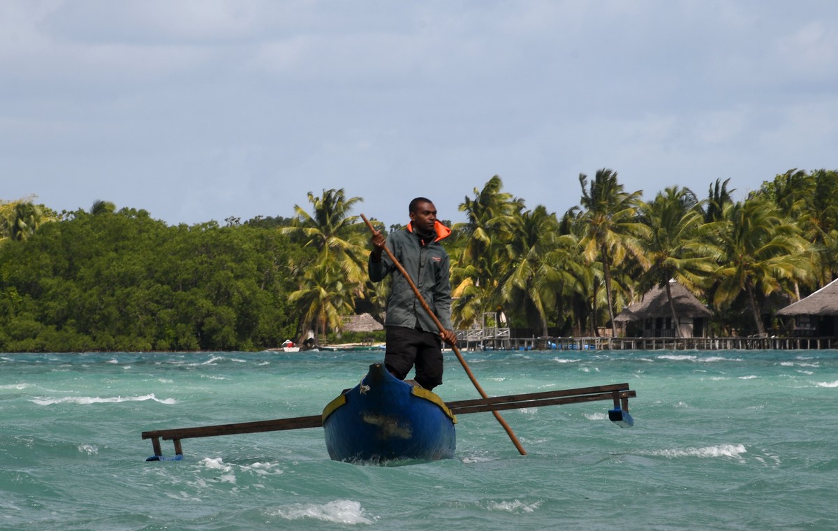 Sur l'ocèan indien