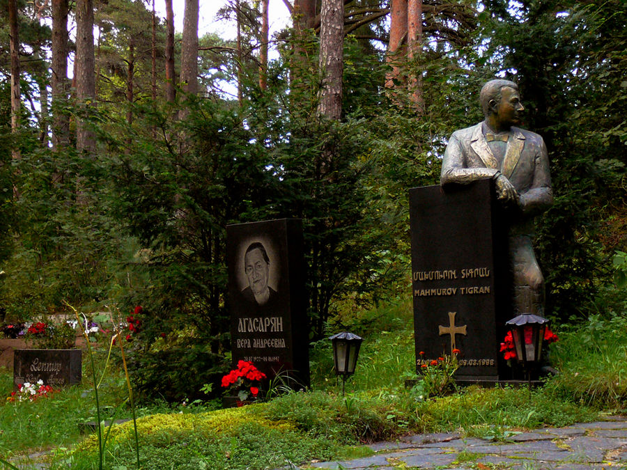 Sur mon chemin au cimetière de Tallinn ESTONIE