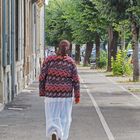 Sur un trottoir d’Agen…