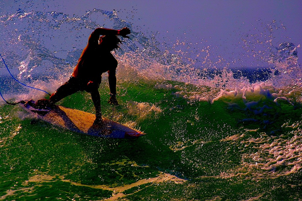 SURF à contre jour par patrice dupin