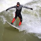 Surf-Action auf der Eisbachwelle