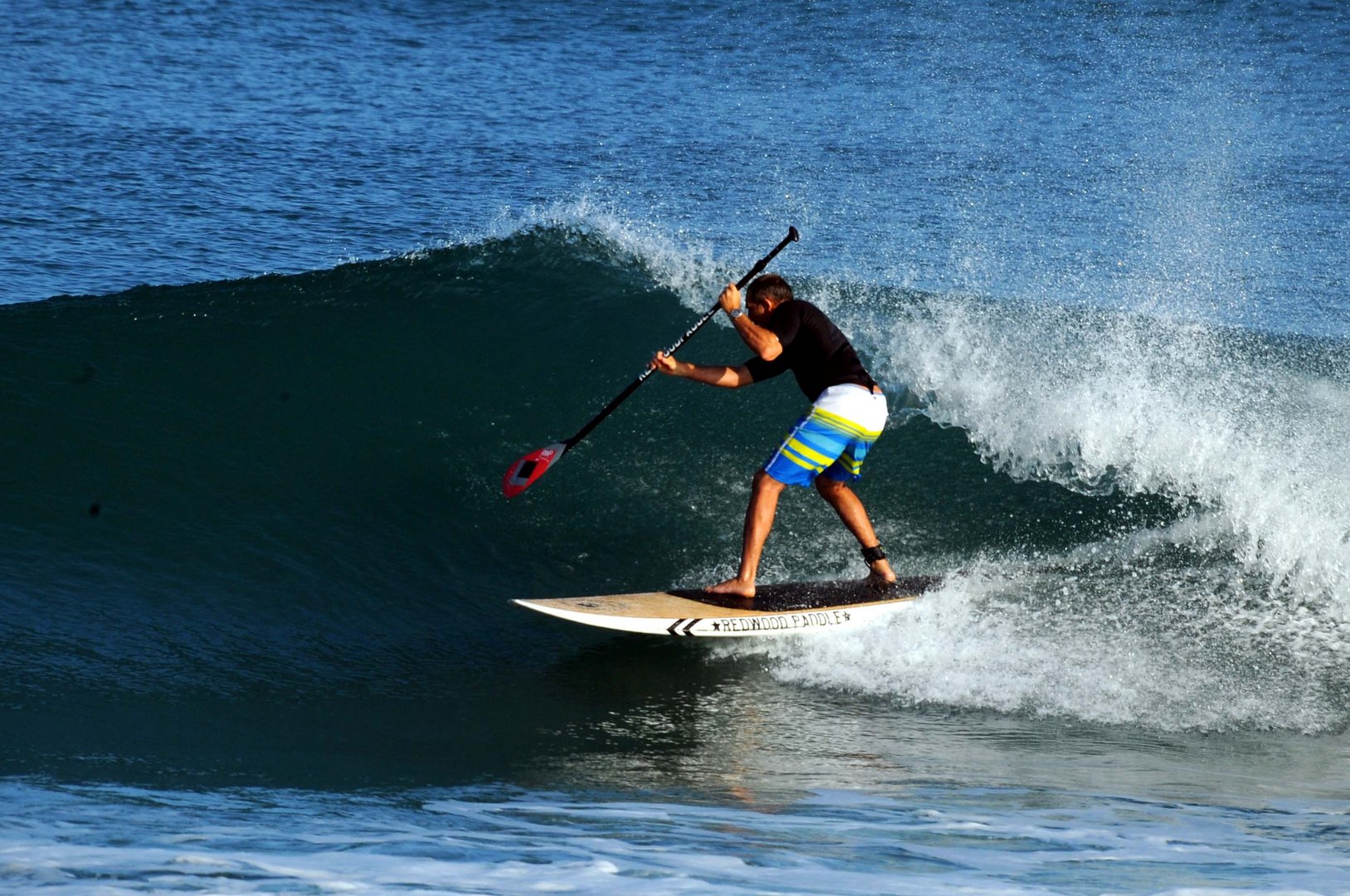 surf addict en mode paddle man 