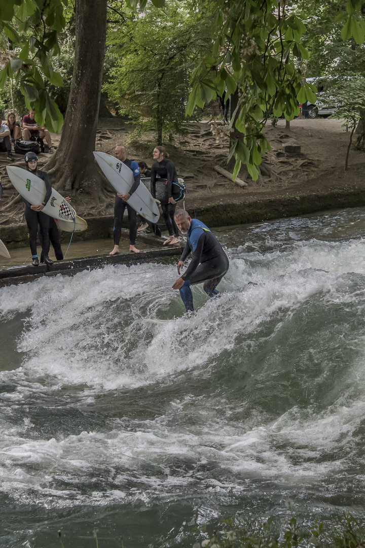 Surf in Engleschergarten München