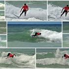 surf rouge en action 