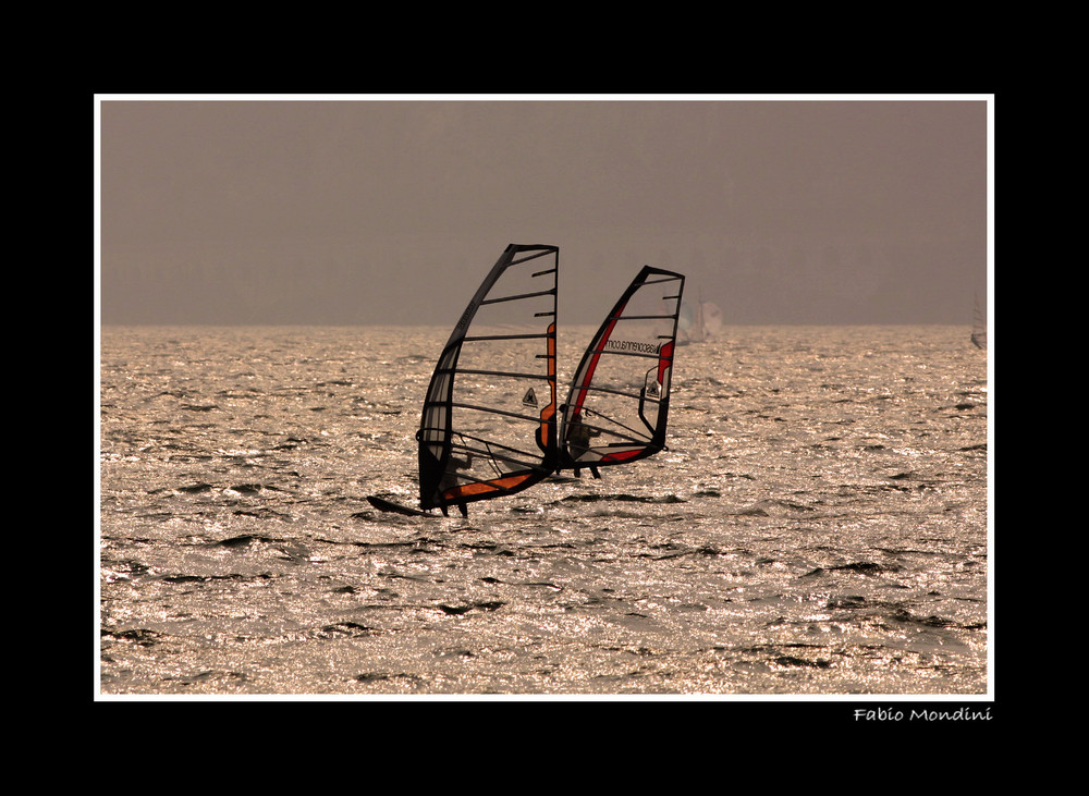 Surf sul Lago di Garda....