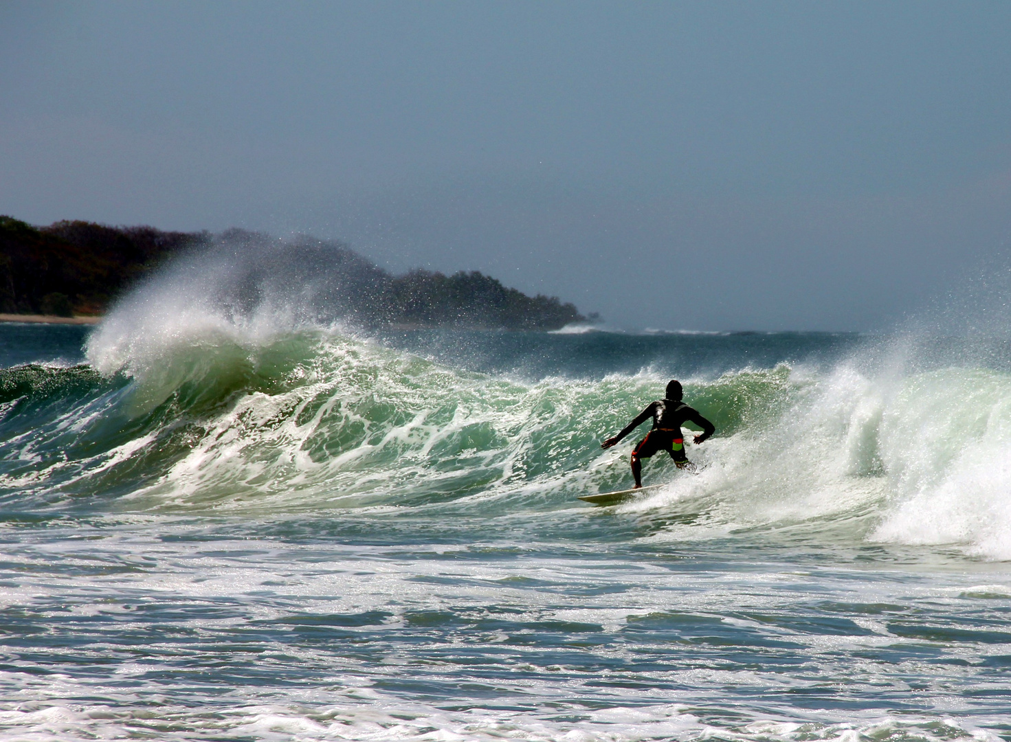 surf sur le Pacifique