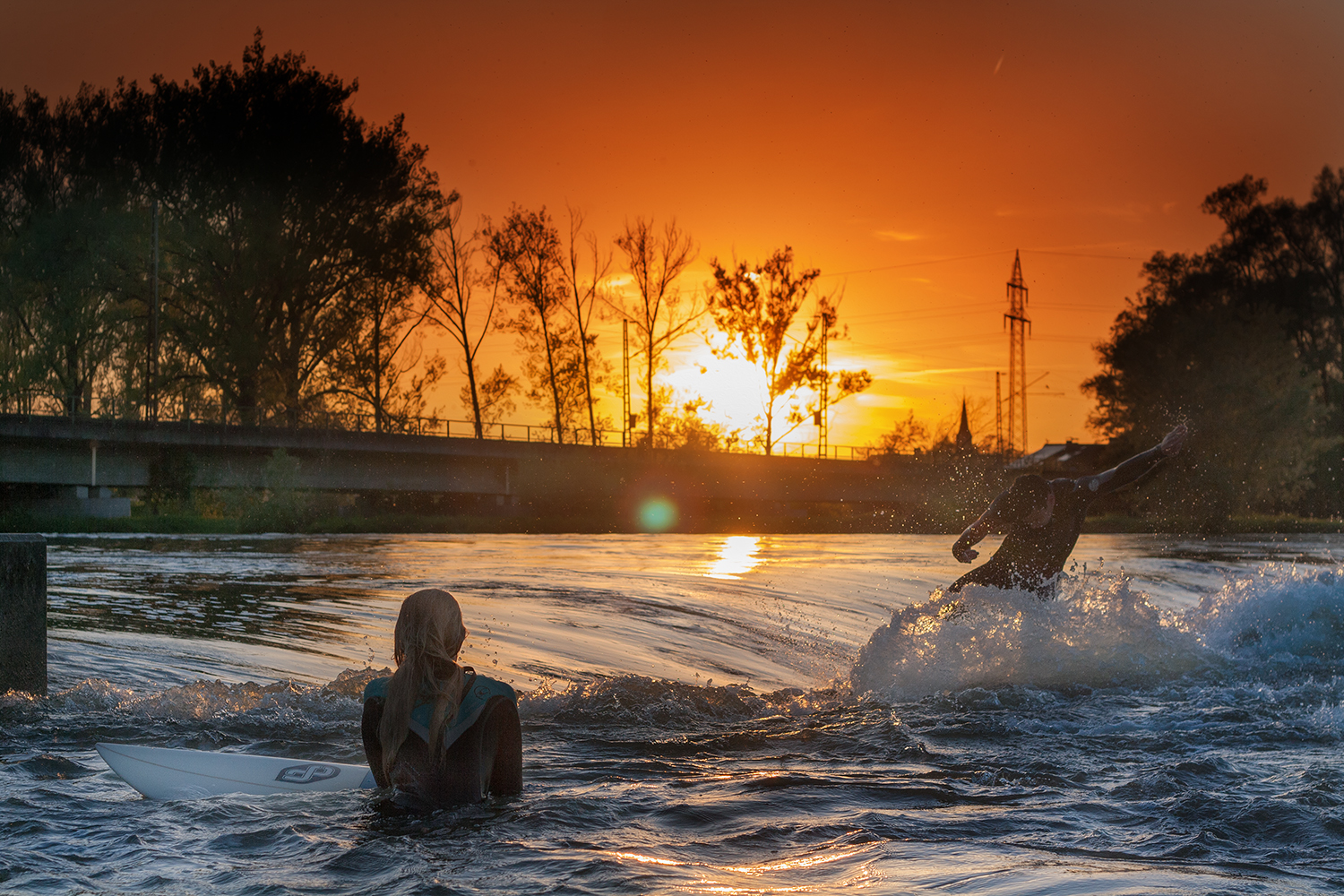 Surf till you or the sun drops