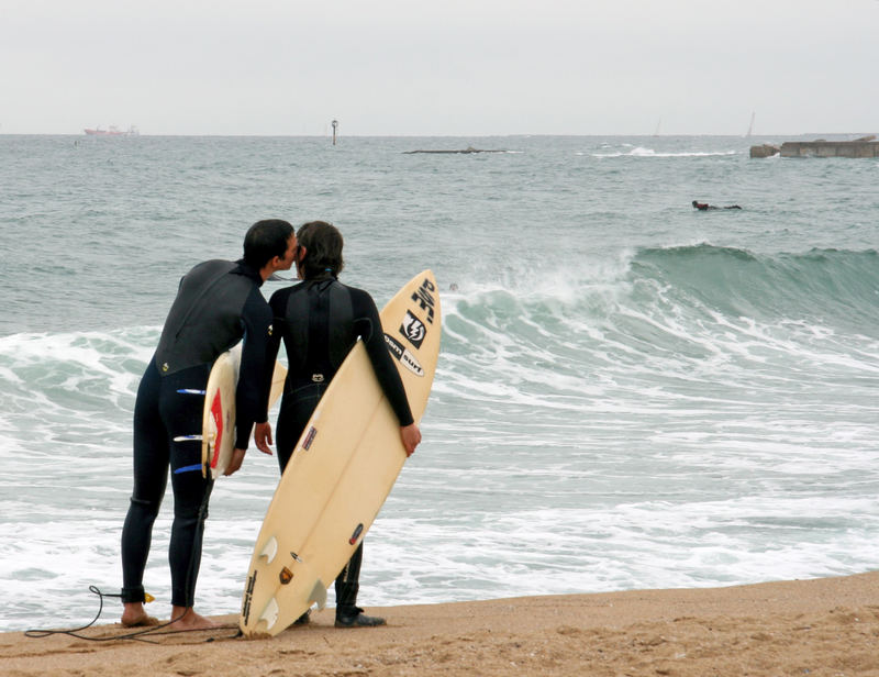 surf y amor en barcelona