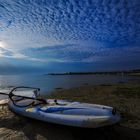 surfboard Ostsee Baltyk sunset