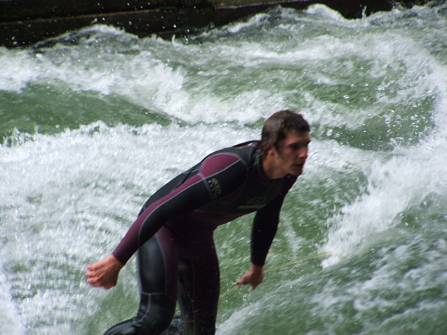 Surfen am Eisbach