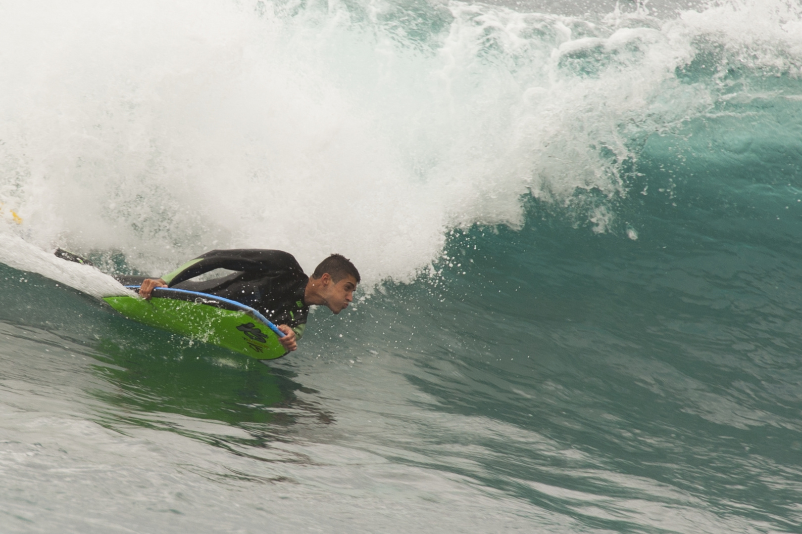 Surfen am Strand