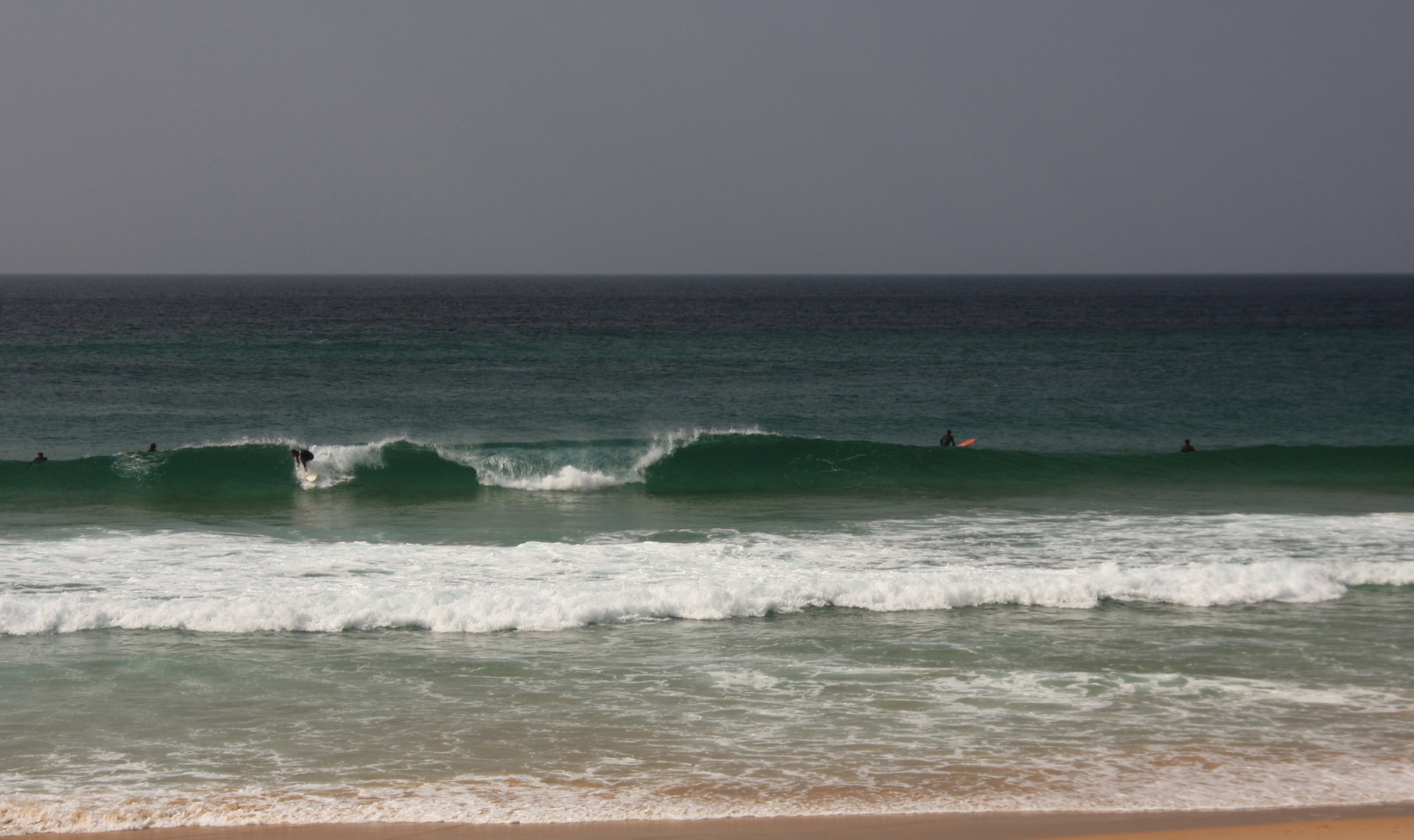 Surfen an der Atlantik Küste