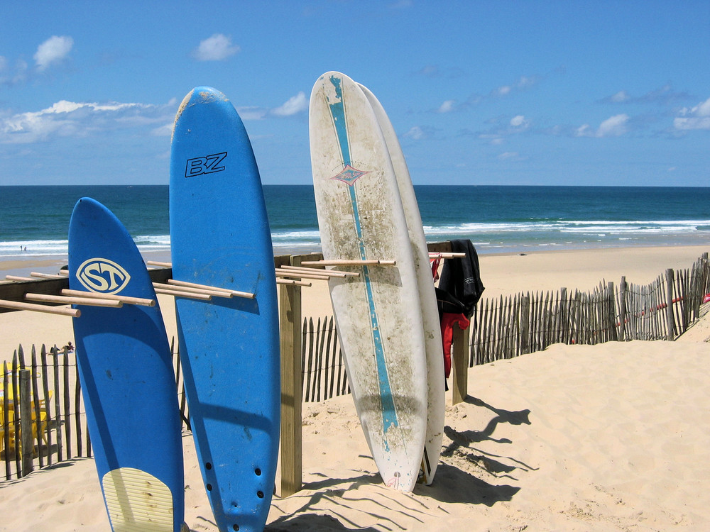 Surfen an der franz.Atlantikküste bei Cap Ferret