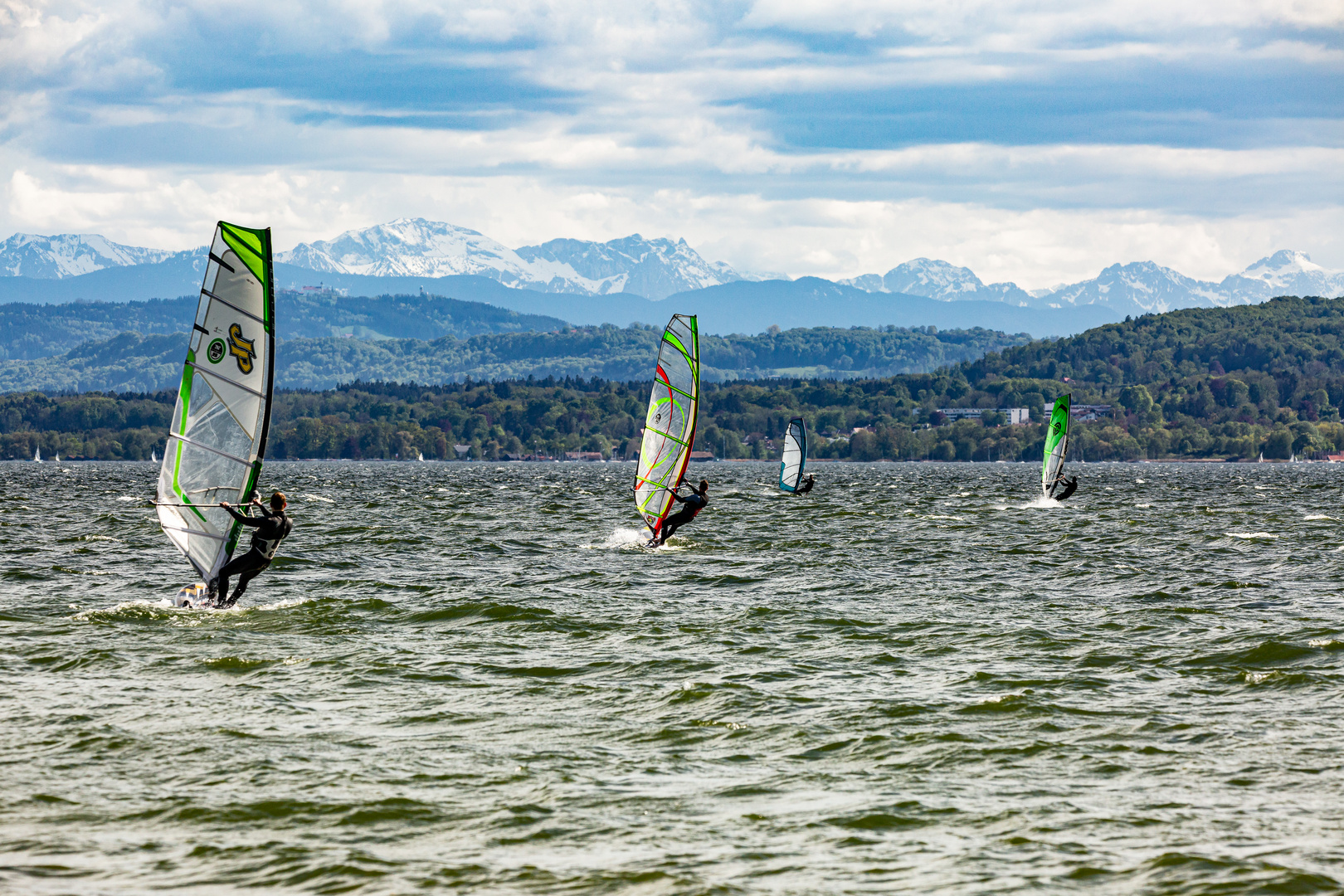 Surfen auf dem Ammersee