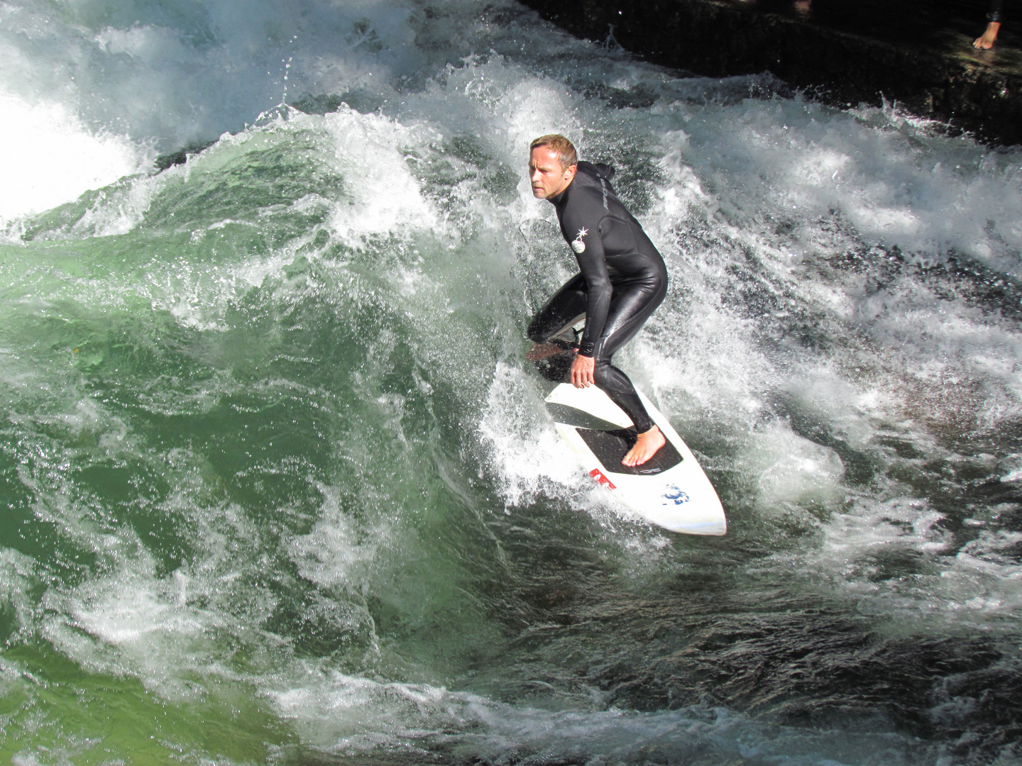 Surfen auf dem Eisbach