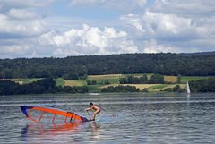 Surfen auf dem Hallwilersee