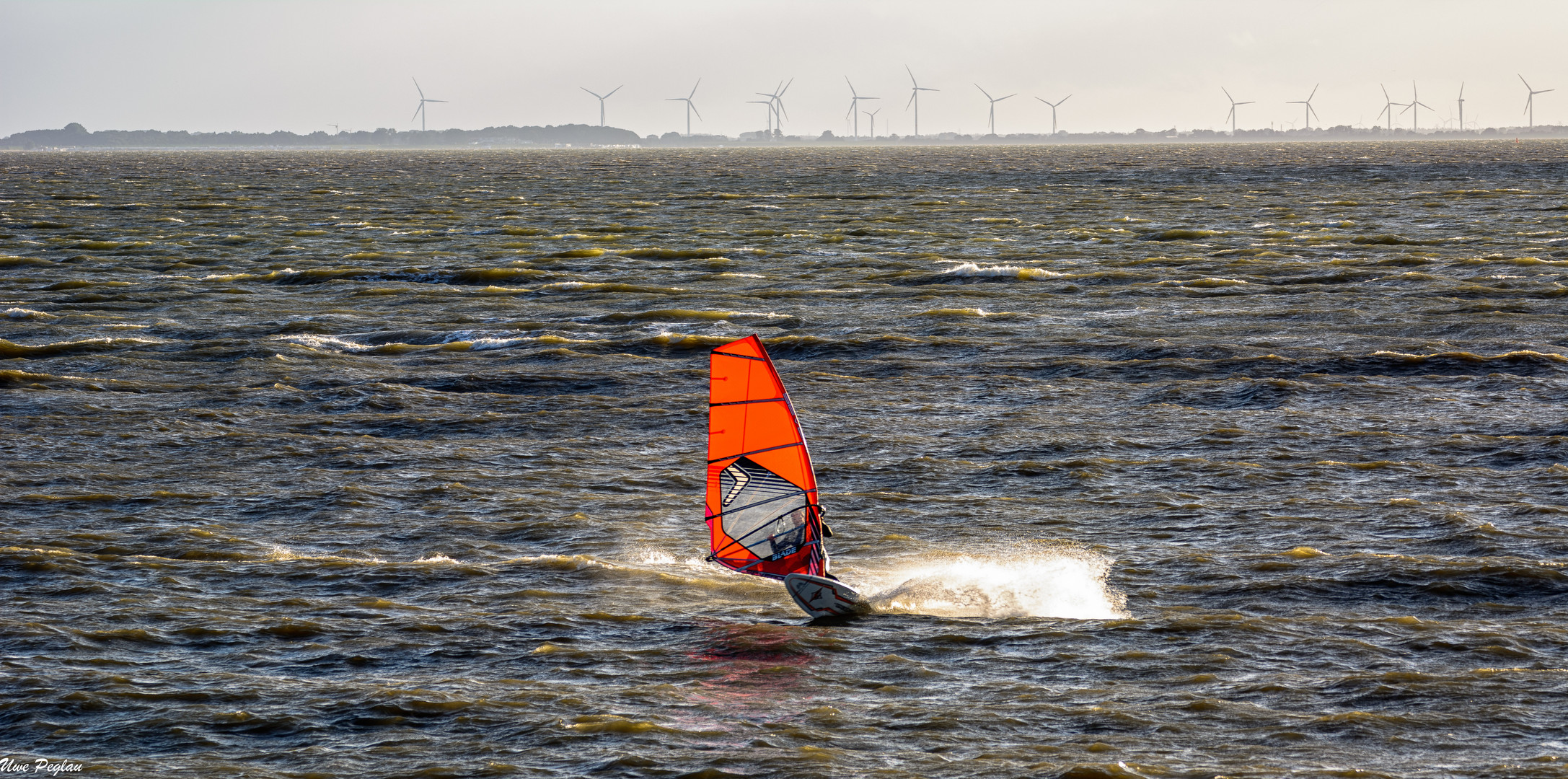 Surfen auf dem Jadebusen