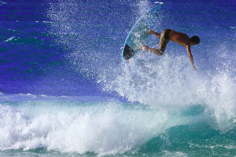 Surfen auf Hawaii