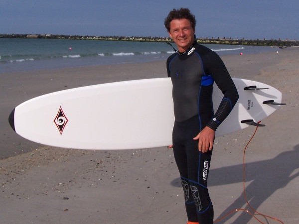 Surfen auf Helgoland