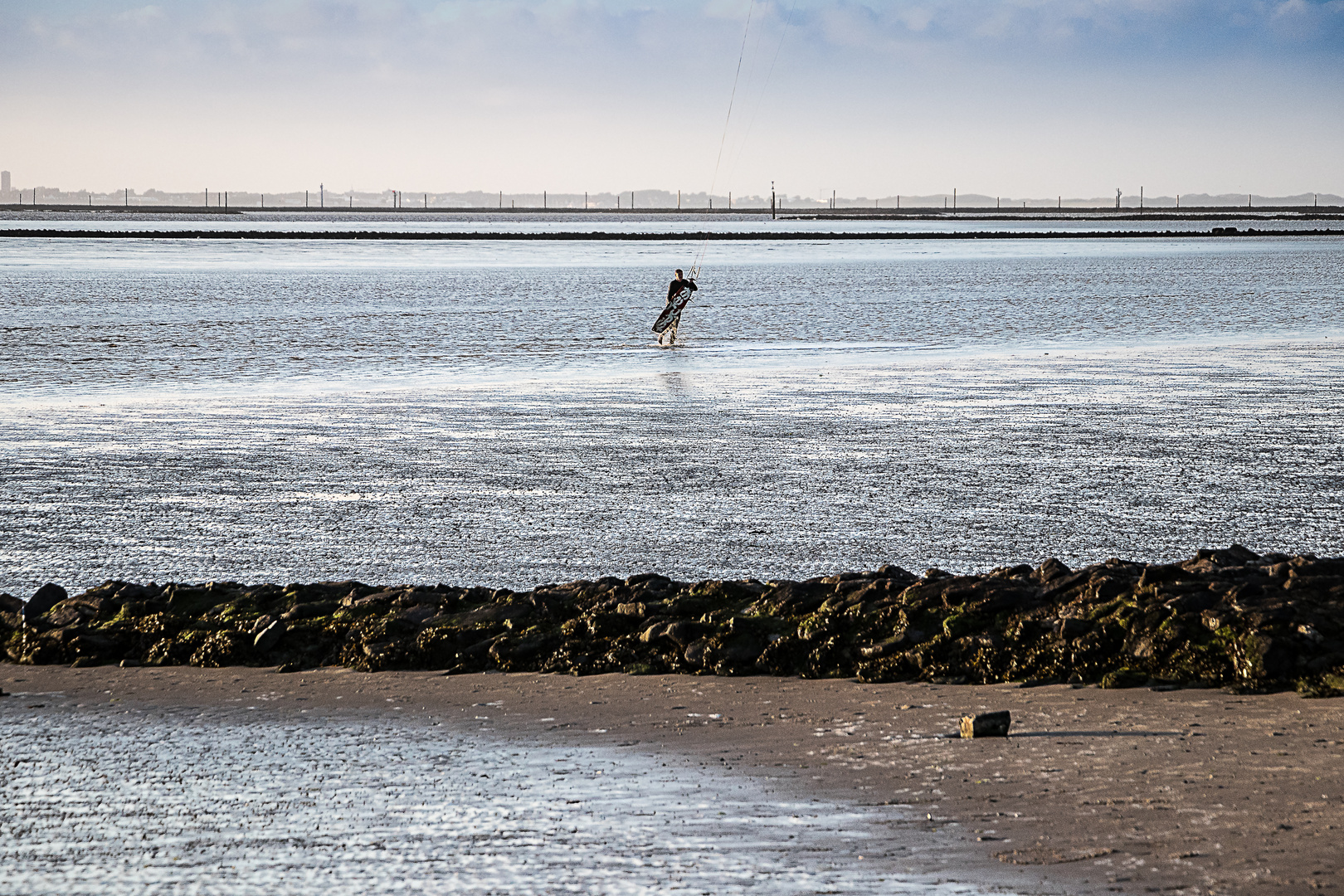 Surfen auf Norddeich Mole