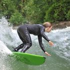 Surfen im Eisbach 2.