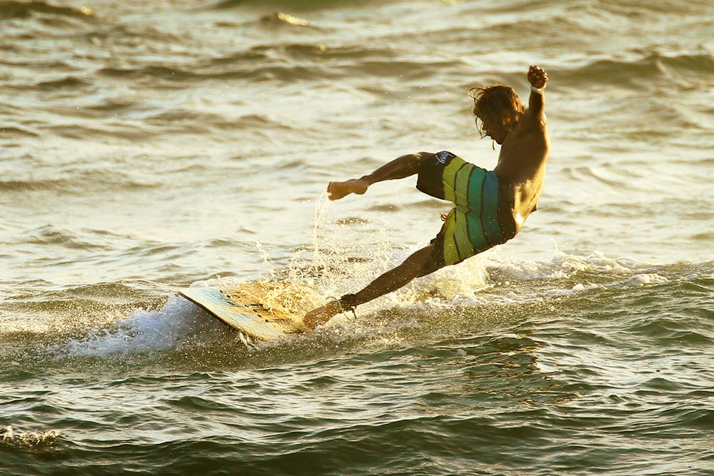 Surfen in Hikkaduwa auf Sri Lanka