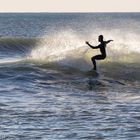 Surfen in perfekter Haltung