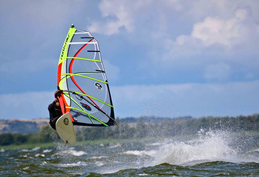 Surfen vor Hiddensee