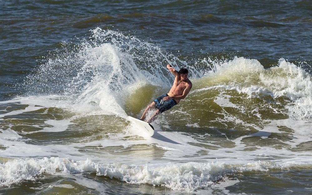 Surfen vor Norderney