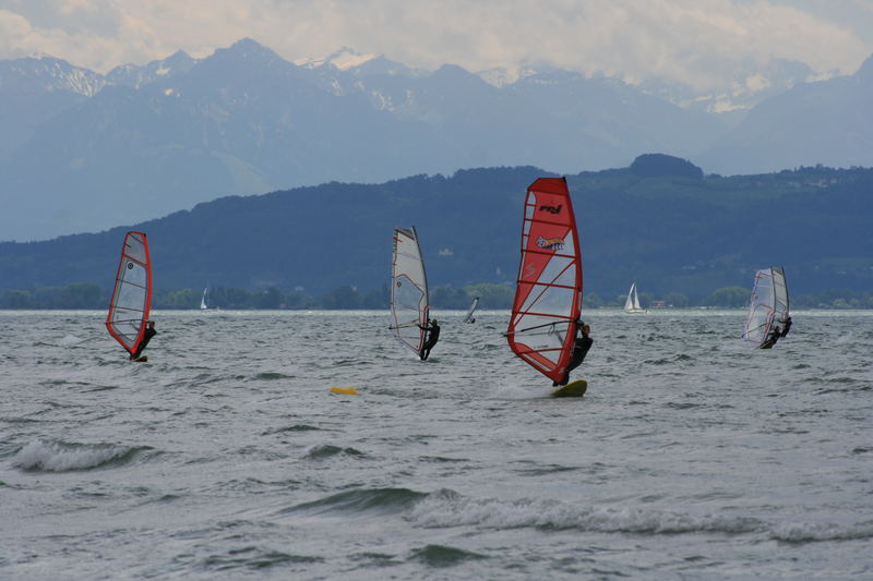 Surfer am Bodensee