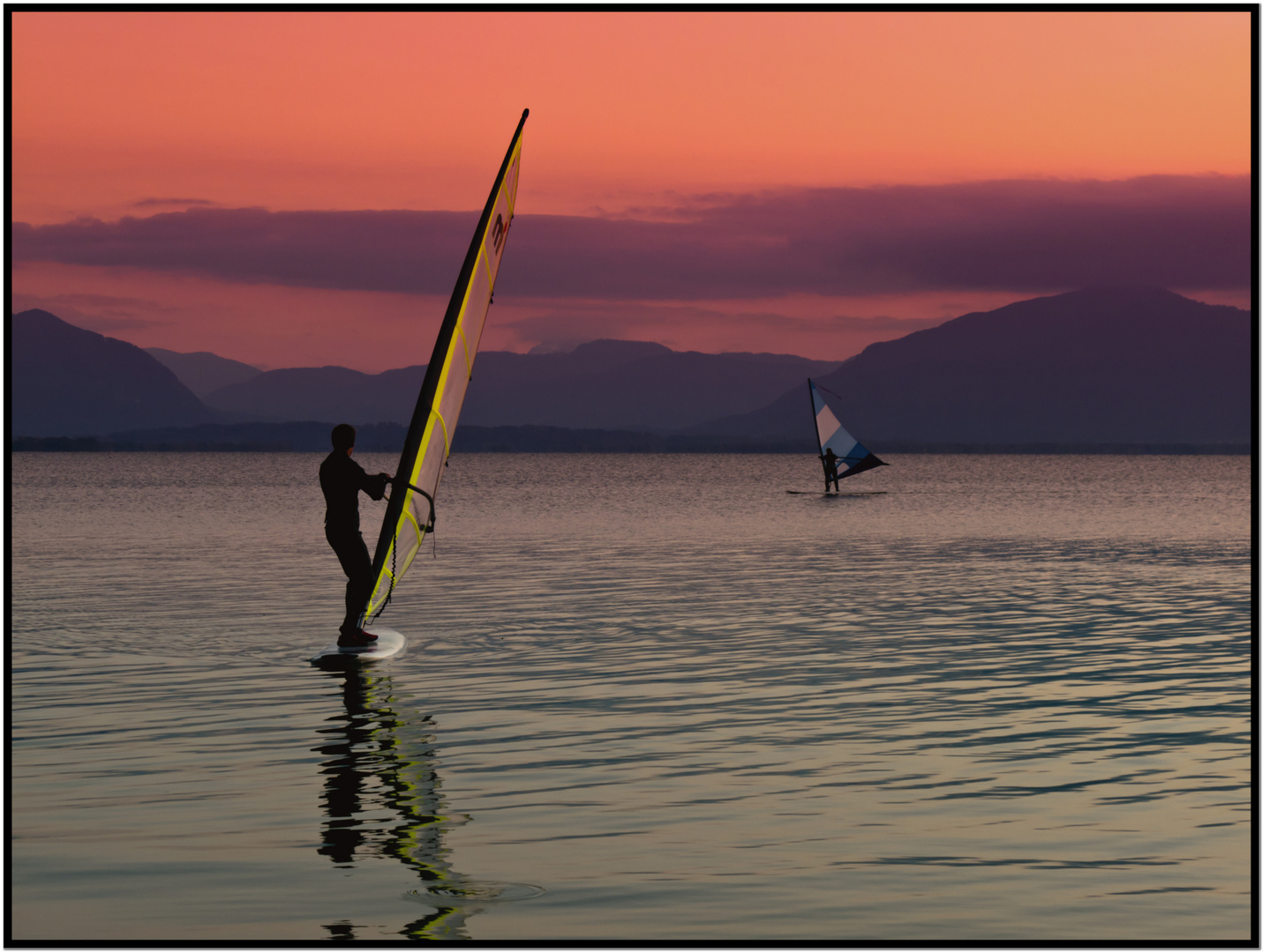 Surfer am Chiemsee