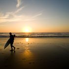 surfer am Pacific Beach