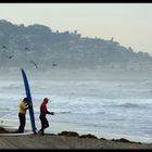 Surfer am Pazifik