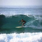 Surfer am Praia Azul, Portugal