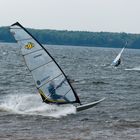 Surfer am See