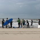 Surfer am Strand