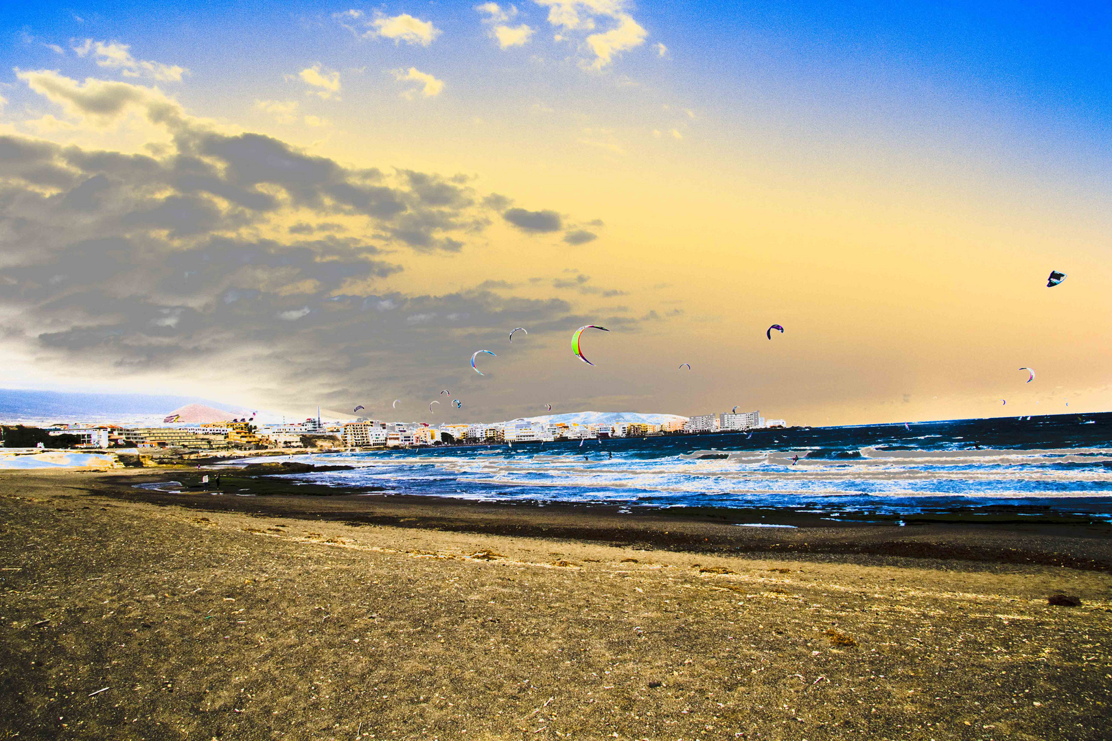 Surfer am Strand