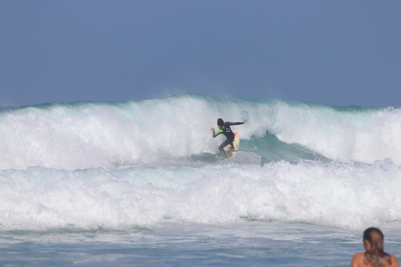 Surfer am Strand von San Sebastian