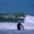 Surfer and the Wave