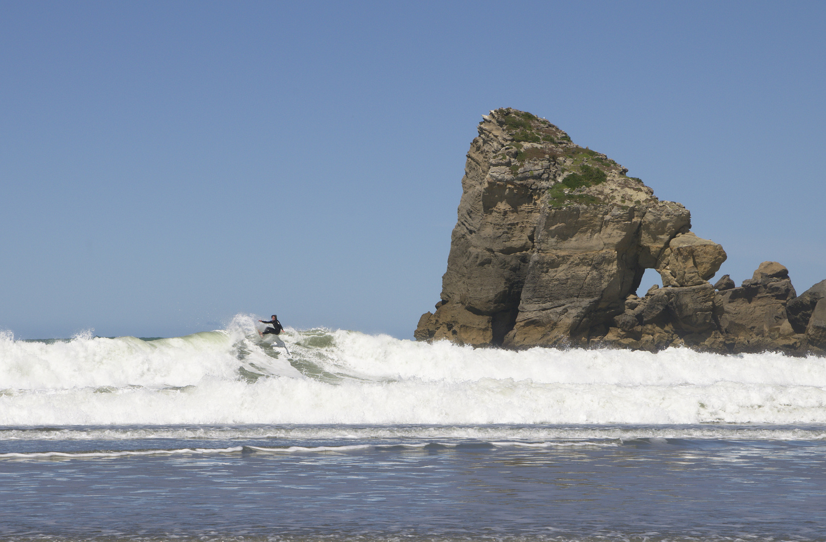 surfer at Castle Point