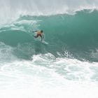 Surfer at Padang-Padang, Bali, Indonesien