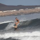 Surfer auf Lanzarote