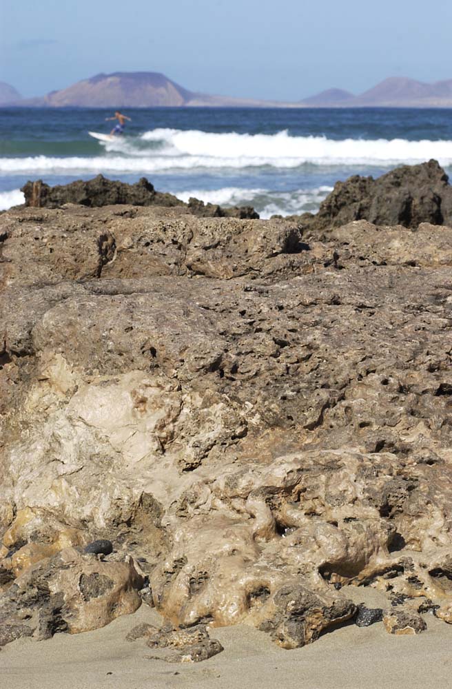 Surfer auf Lanzarote